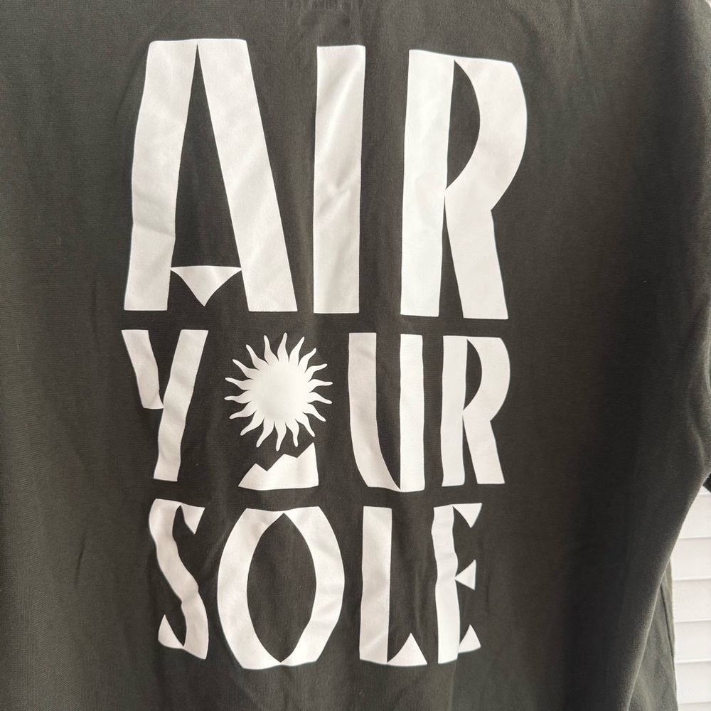 Nike Sportswear Air Your Sole Sequoia T-Shirt Size L Loose Fit Olive Green Max90 - Picture 5 of 9